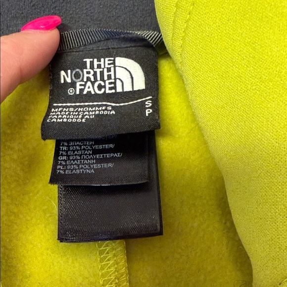 The North Face Summit Series Pullover 1/2 zip Men’s Small bright green - Picture 3 of 5